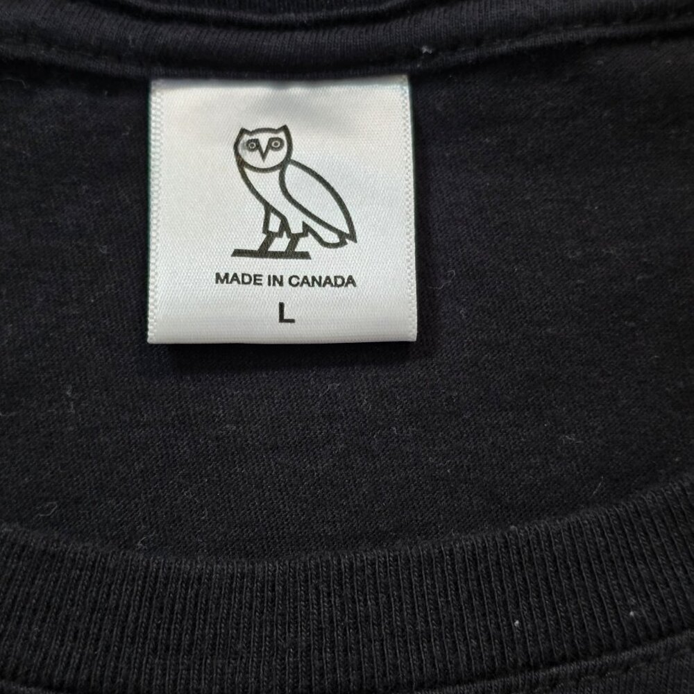 OVO Toronto Maple Leafs Graphic Print T Shirt Mens L Black Gold Stanley Cup NHL - Picture 4 of 16